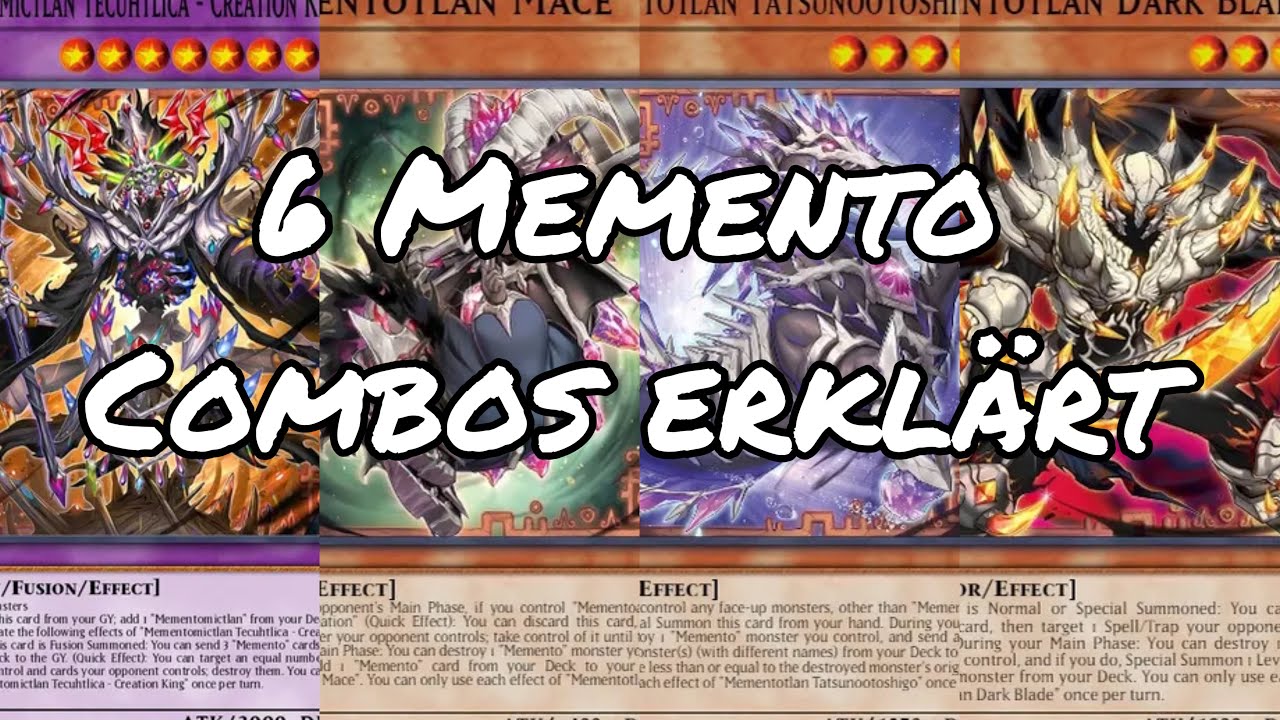Yu-Gi-Oh! Memento Combo Guide! 6 Combos erklärt!