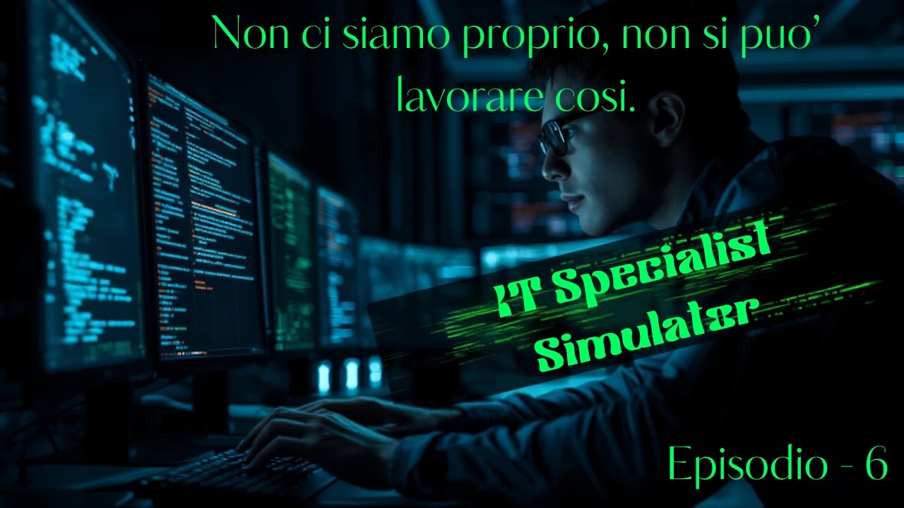 Non ci siamo, non si puo' lavorare cosi!. - IT Specialist Simulator #6 - Gameplay ITA
