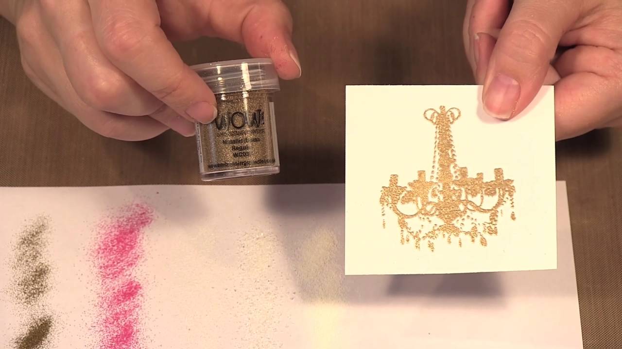 What is the Difference Between Embossing Powders