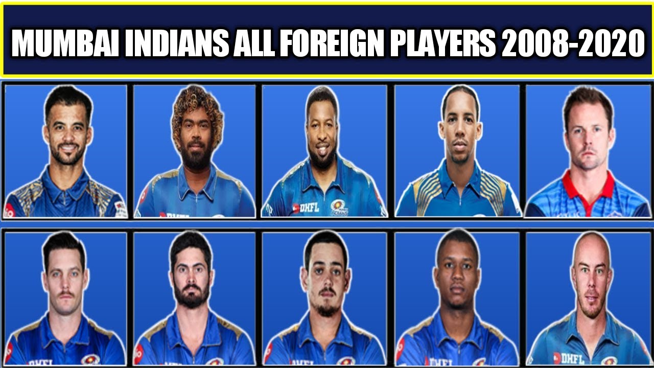 Mumbai Indians All Foreign Players From 2008-2020 | MI All Overseas Players in History of IPL Latest