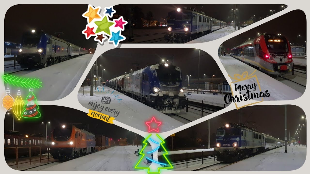 Giga op&oacute;źnienia i sporo ciekawostek (Składanka kolejowa Koluszki 16.12.2022)