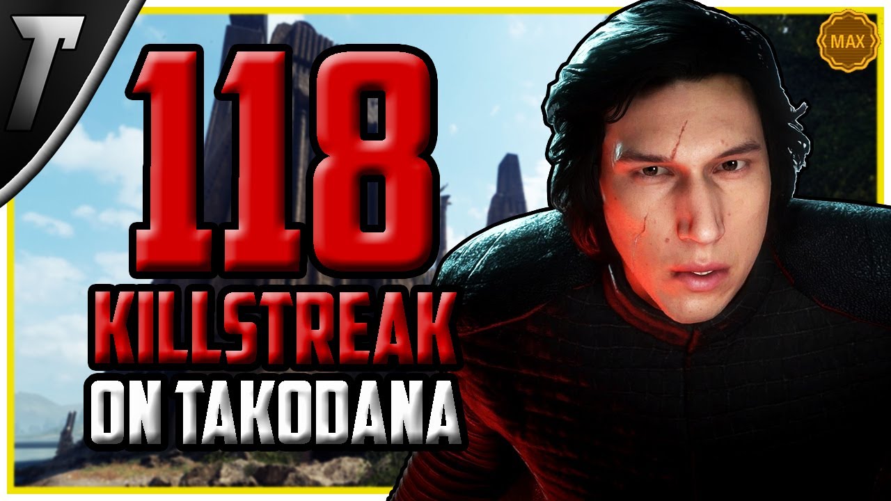Star Wars Battlefront 2 Kylo Ren 118 Killstreak (Takodana) (Max Level)