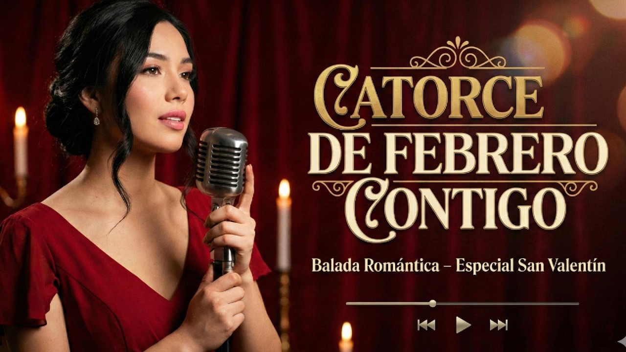 CATORCE DE FEBRERO CONTIGO ❤️ | Canción Romántica para San Valentín