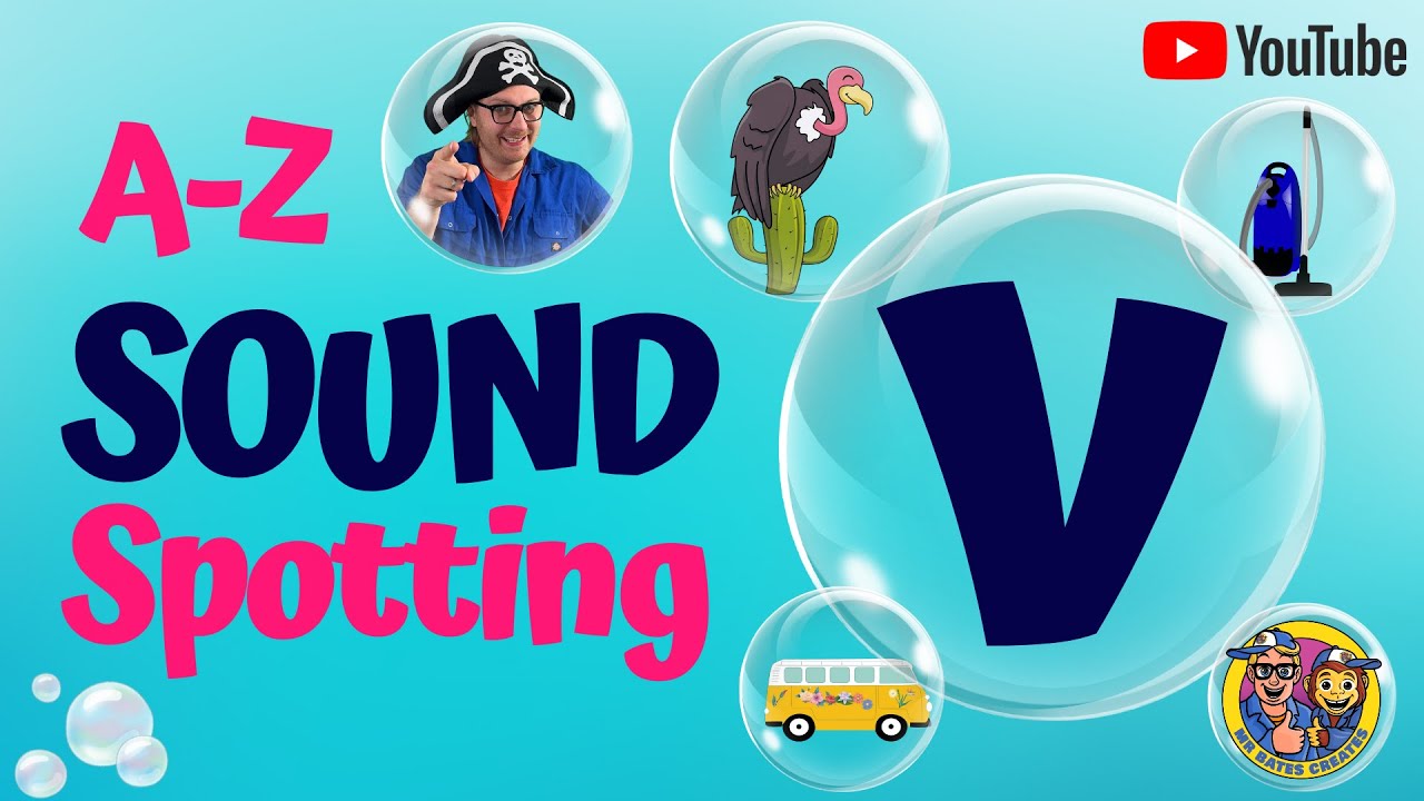 Vivid V Words & Very Funny Sentences! | Mr Bates Creates
