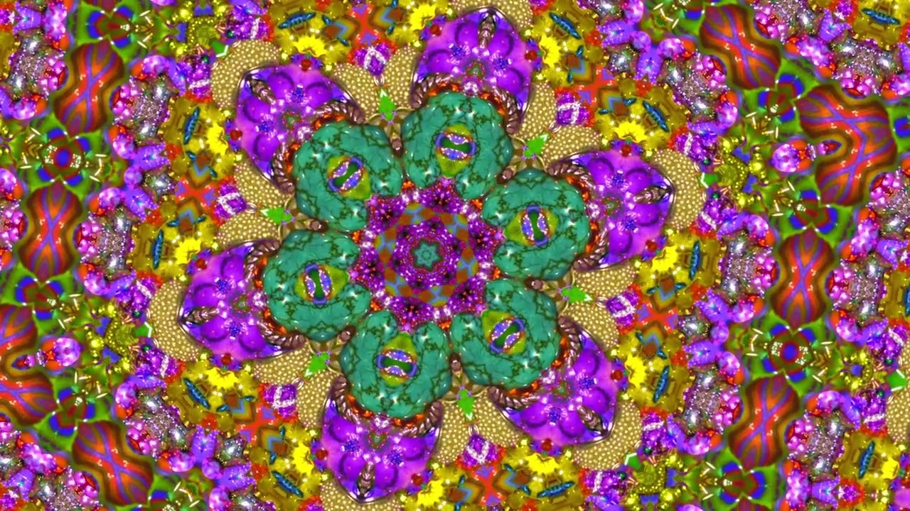 BEAUTIFUL CENTER FOCUS MANDALA MEDITATION