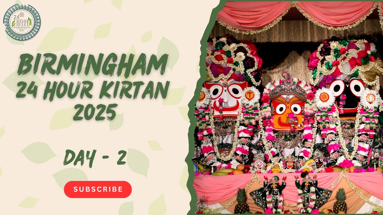 ISKCON Birmingham 24 Hour Kirtan 2025 - Day 2