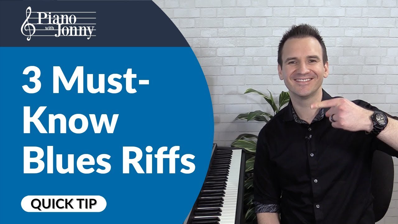 3 Must-Know Blues Licks for Piano!!