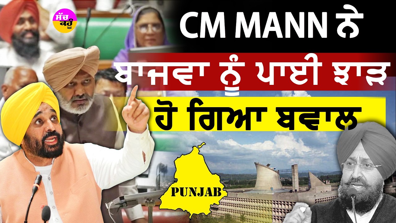 Bhagwant Mann vs Pratap Bajwa | ਵਿਧਾਨਸਭਾ 'ਚ ਭਿੜੇ ਮਾਨ ਤੇ ਬਾਜਵਾ: CM ਨੇ ਲਾਈ ਜ਼ਬਰਦਸਤ ਝਾੜ!