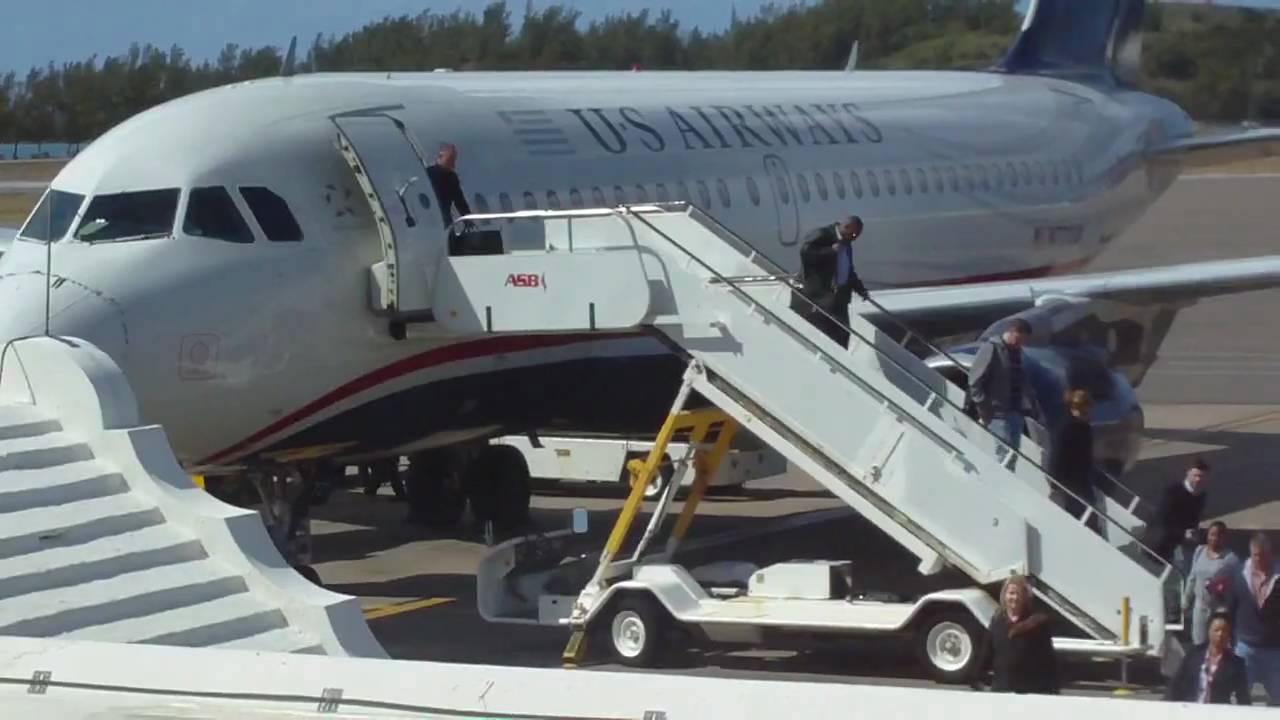 Disembarking in Bermuda