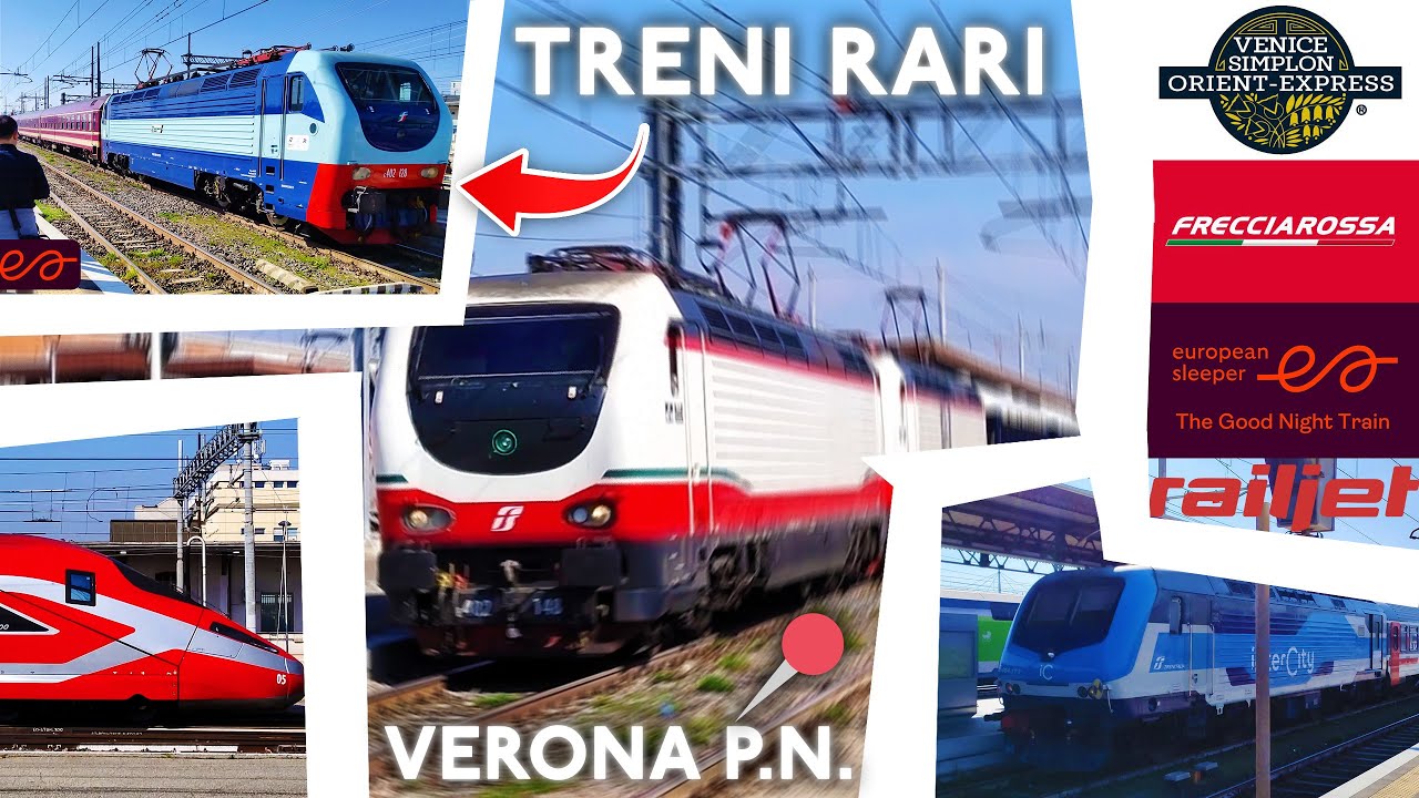 TRENI RARI ALLA STAZIONE DI VERONA PORTA NUOVA [08/03/2024] w @nicky_officialtv