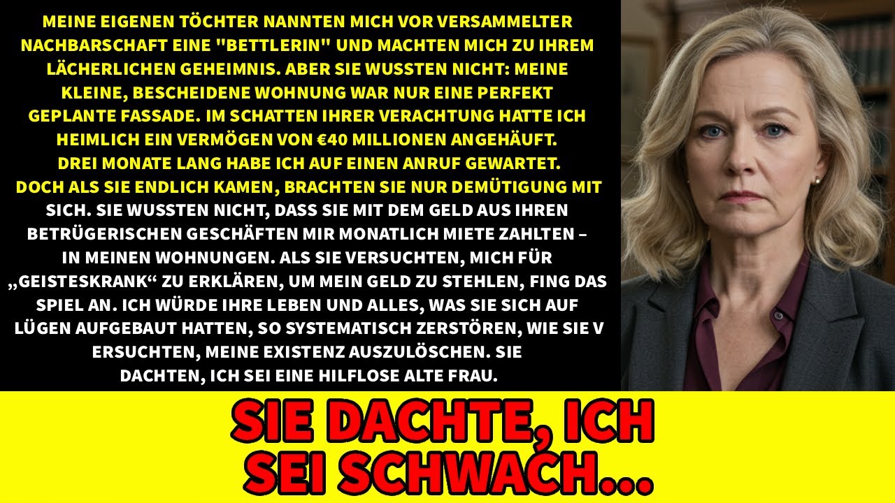 Als „Bettlerin“ beschimpft, vernichtete ich meine Töchter mit 40 Millionen Euro.