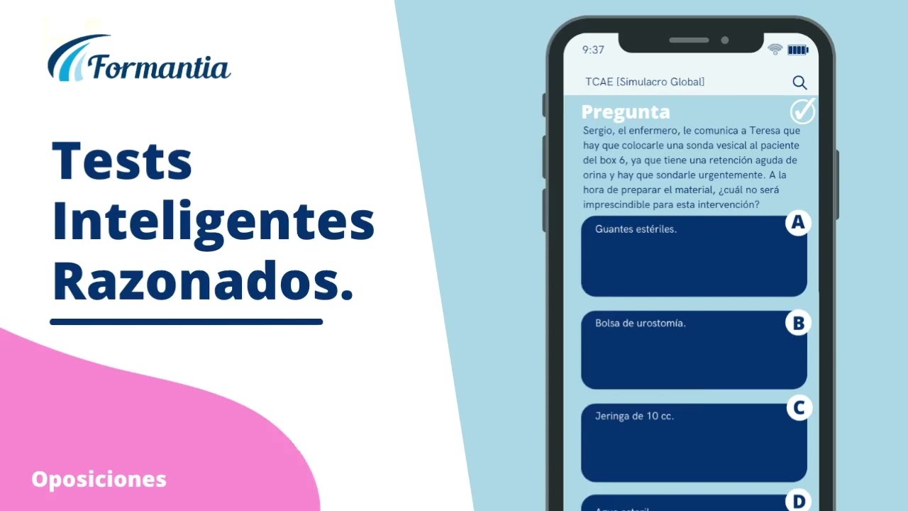🟣 [TCAE] ✅ &iexcl;Ponte a prueba con Formantia! ➡️ Tests de Examen de Oposici&oacute;n ✅  [D&iacute;a 26-05-2022]
