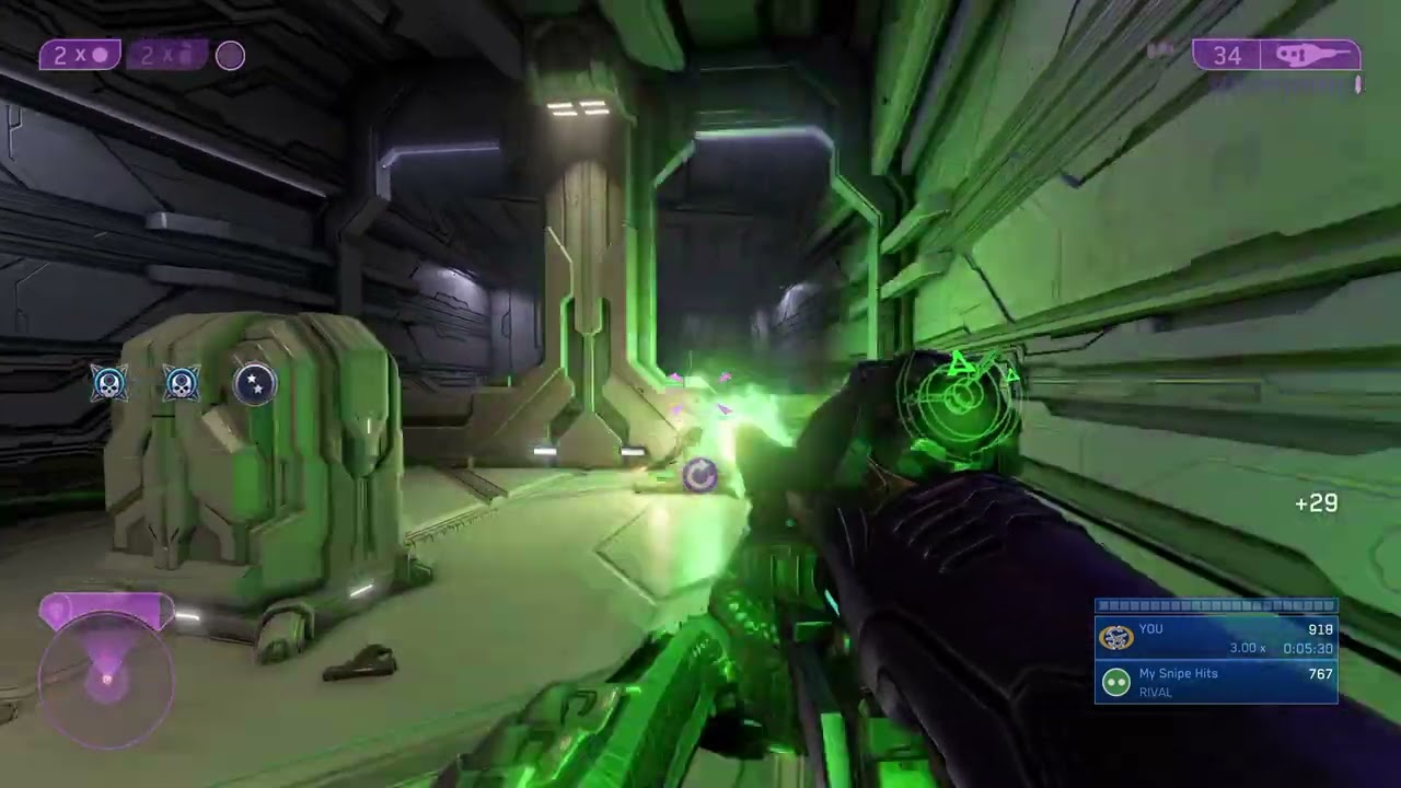 Halo 2 with girlfriend 4 (Sacred Icon, Quarantine Zone, Gravemind)
