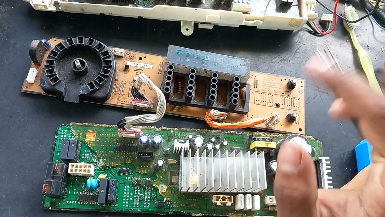 samsung frontload washing machine PCB repair. DC error code solved. how to fix dc error.