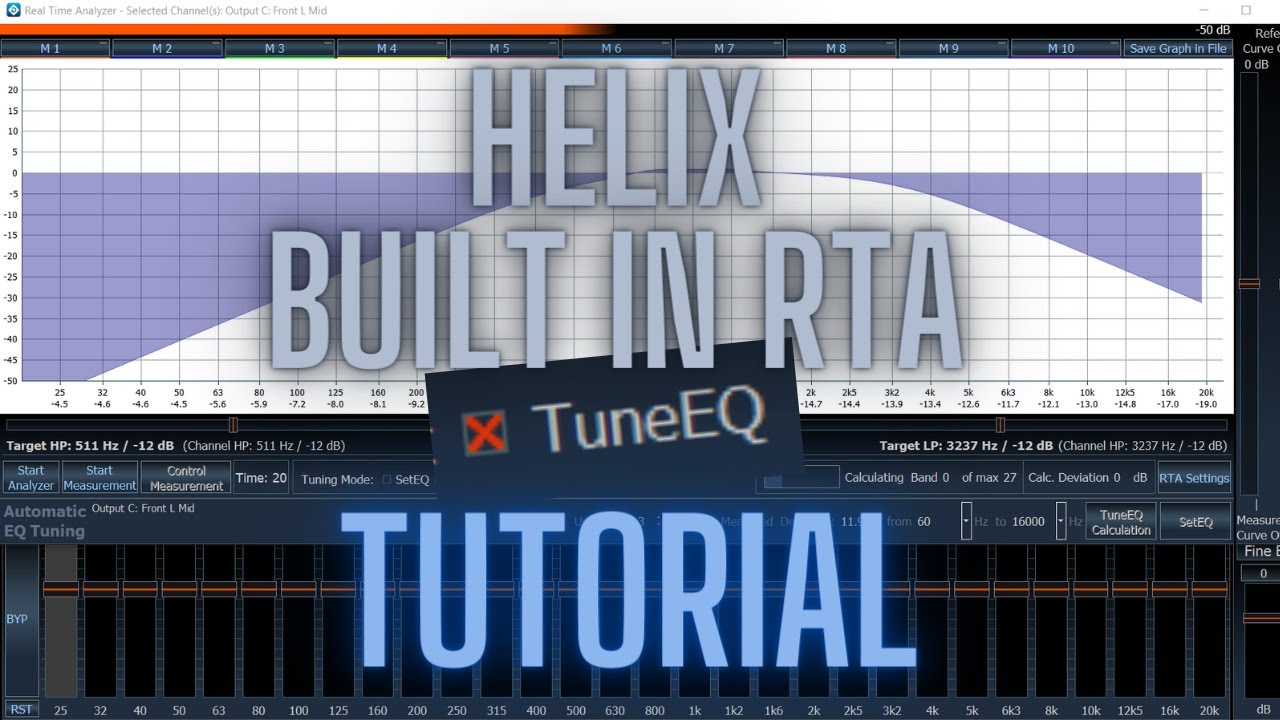 Учебное пособие по Helix TuneEQ