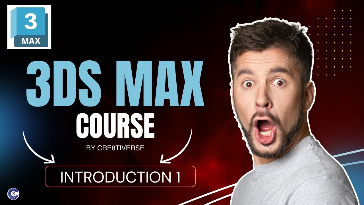 3ds Max Beginner Tutorial Part 1 | Viewport, Ribbon, Command Panel & Navigation (1)