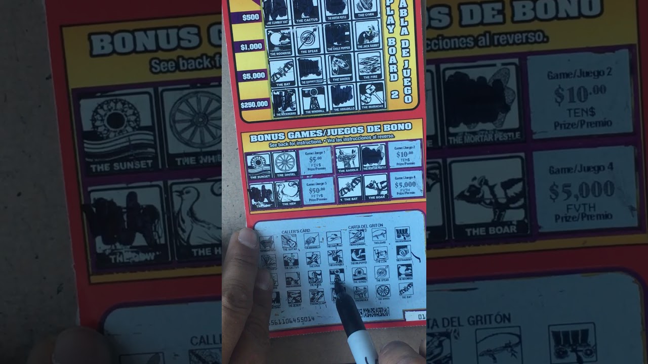 Big win !! $10 Mega loteria