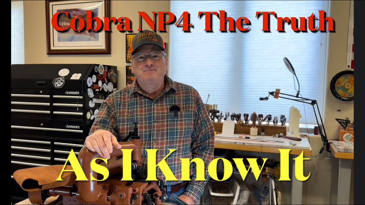 Обзор шлифовки кожи | Обзор NP4 от The Machine Company | Использую мой Cobra NP4 Skiver #leatherc...