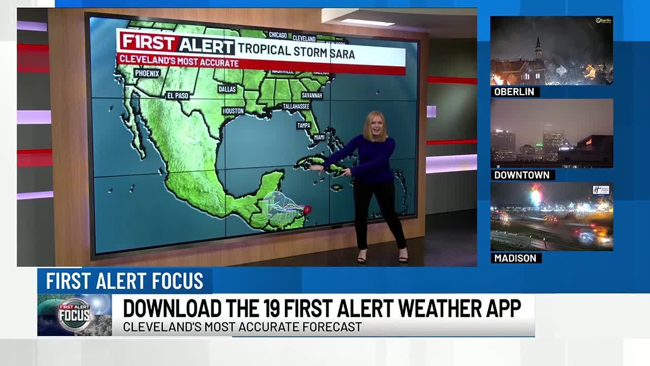 First Alert Focus : Tracking Tropical Storm Sara