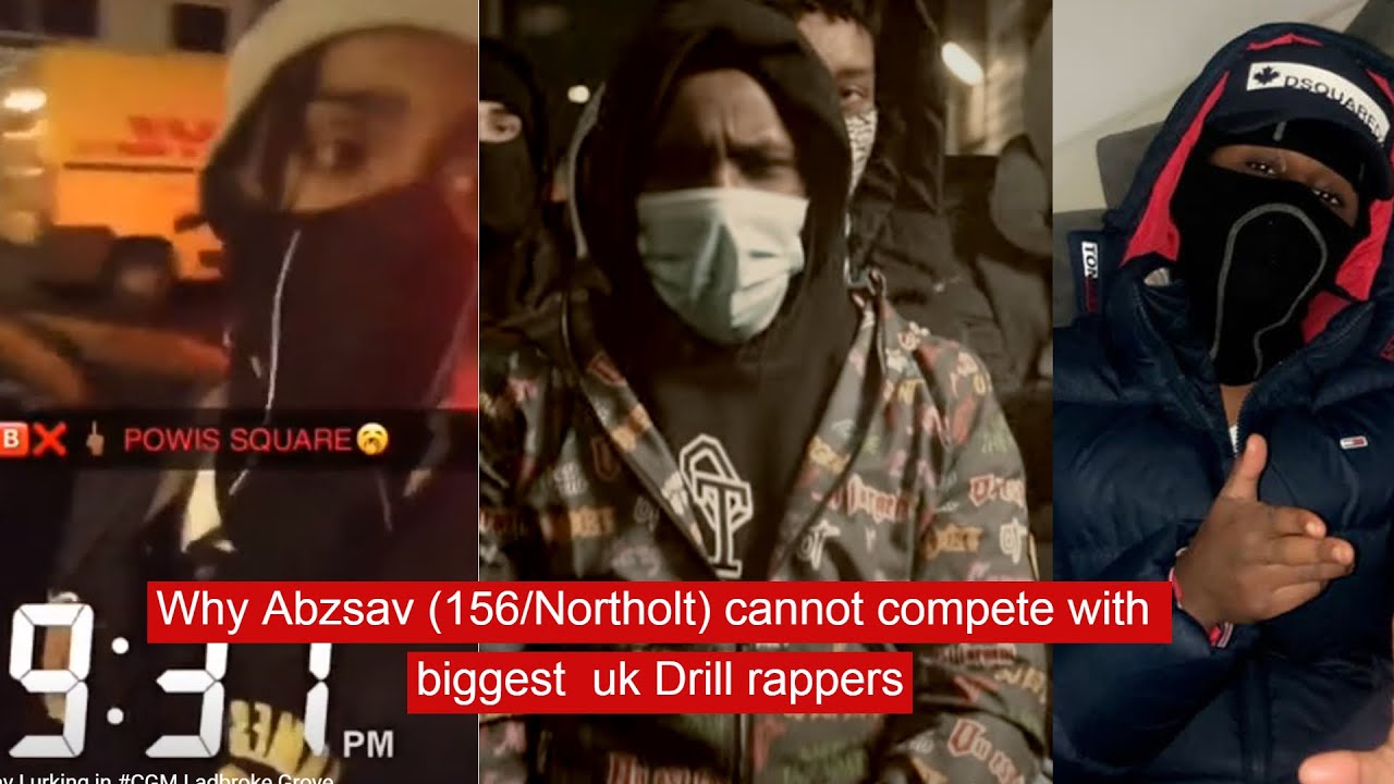 why Abzsav (156/Northolt)  cannot compete with the biggest uk drill rappers #news