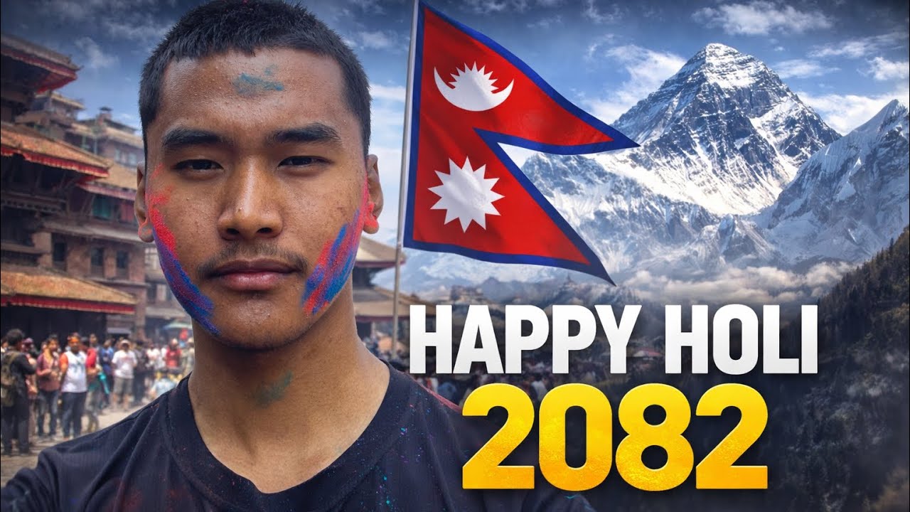 Holi festival full vlog at basantapur  2082
