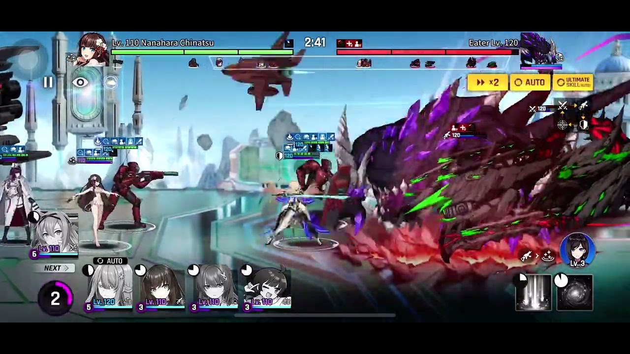 Counter:Side| Counter:Academy | 1-1 Hard Corrupted Overlord | Rank S