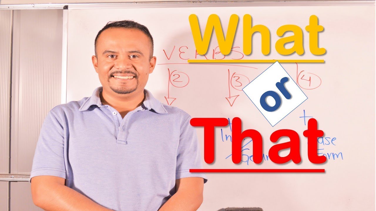 Cómo Usar WHAT y THAT en Inglés