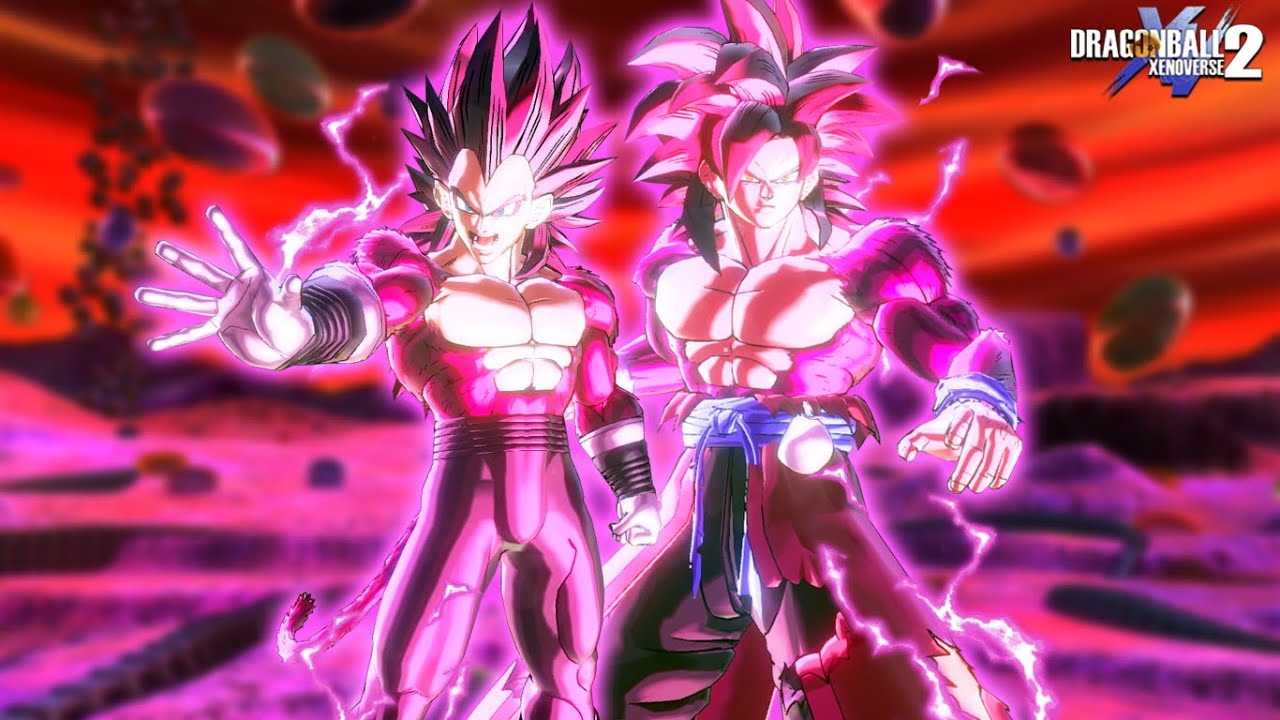 NEW Xeno Goku & Vegeta LIMIT BREAKER SUPER SAIYAN 4 Form in Dragon Ball Xenoverse 2 MOD!