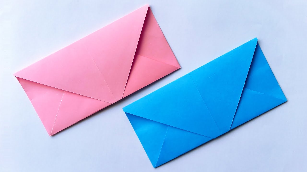 Simple Paper Envelope | Easy Origami Envelope Tutorial | Envelope Making With Paper [Without Glue]