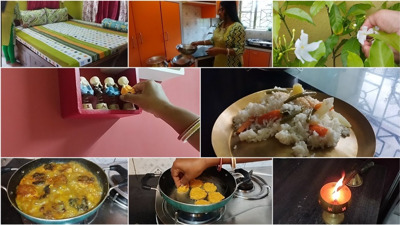 সকাল ৮ টা থেকে শুরু করে রাত দশটা পর্যন্ত সারাদিনের কাজকর্ম + রান্নাবান্না এভাবেই আজকের দিনটা কাটলো 