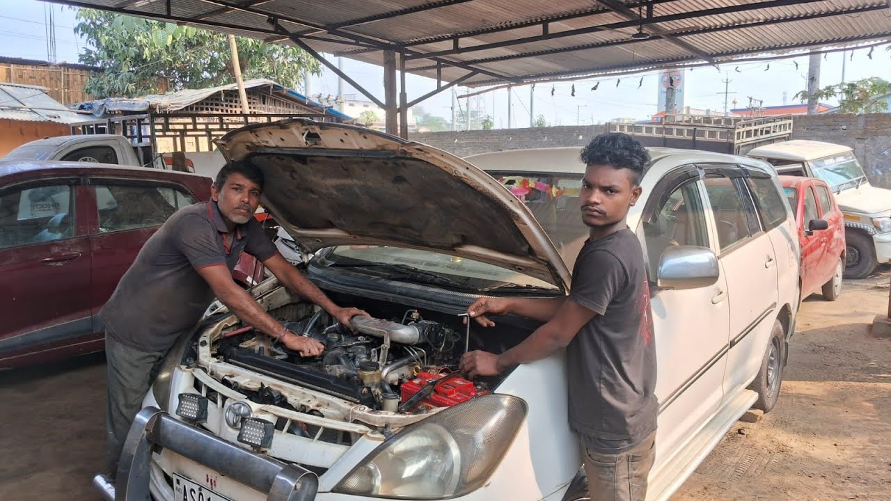 TOYOTA INNOVA WATER PUMP CHANGE. HOW TO CHANGE INNOVA WATER PUMP.@rajumakenikjhukeganahi8194 INNOV