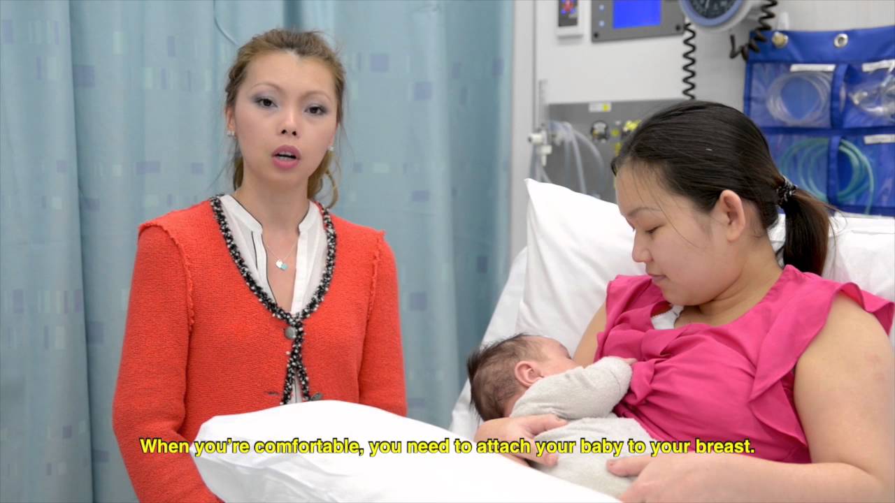 Vietnamese Breastfeeding Resource - Good positioning