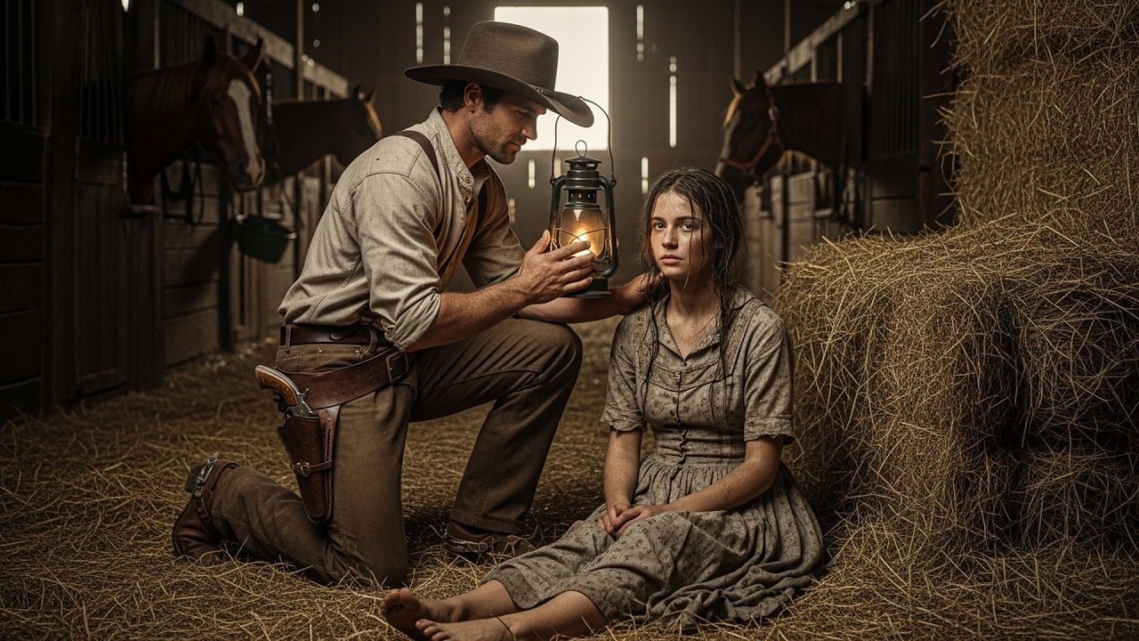 A Cowboy Found Her Sleeping In His Barn, Whispered, 