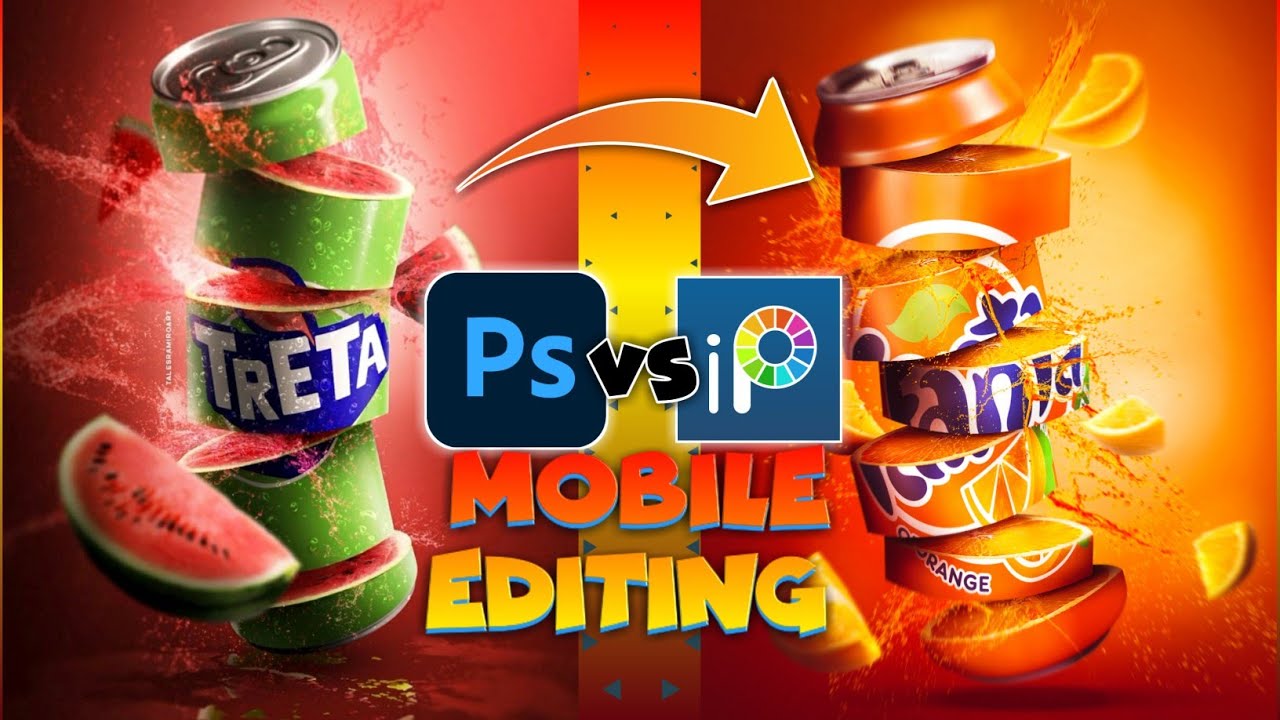 Recreating Photoshop Artworks on Ibis Paint X | Product Design