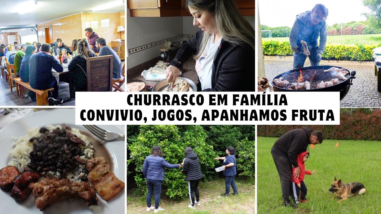 Churrasco em Família || Convívio, Jogos, Apanhamos Fruta, Gabi treinou Amora
