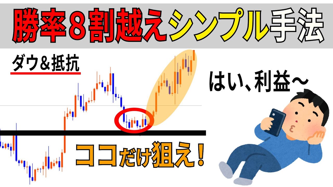 第14回 抵抗＆ダウだけで勝率８割越えを叩き出すシンプル手法