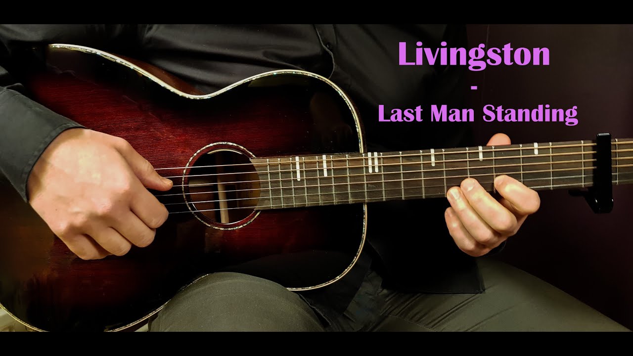 Как играть LIVINGSTON - LAST MAN STANDING: урок игры на акустической гитаре — обучающее видео