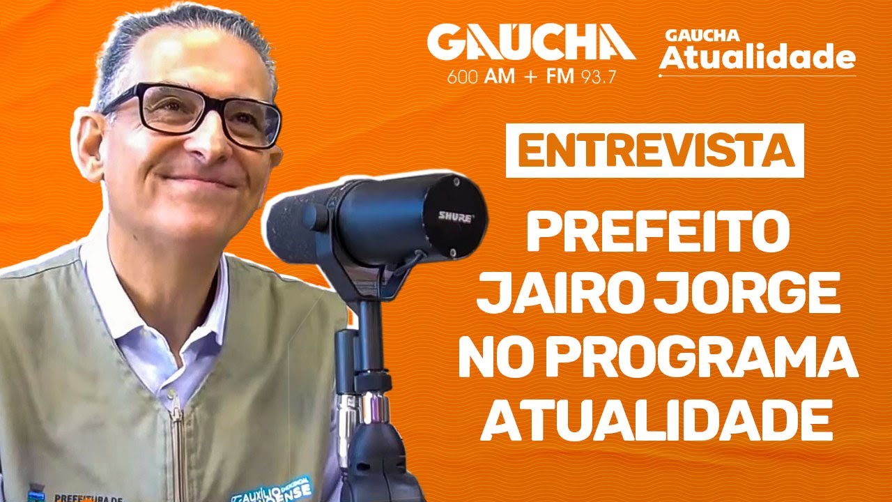 Prefeito Jairo Jorge - Entrevista na R&aacute;dio Ga&uacute;cha: Programa Atualidade