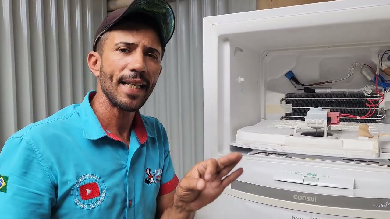 Geladeira Consul CRM 45 não gela, só esfria. Veja  porque.