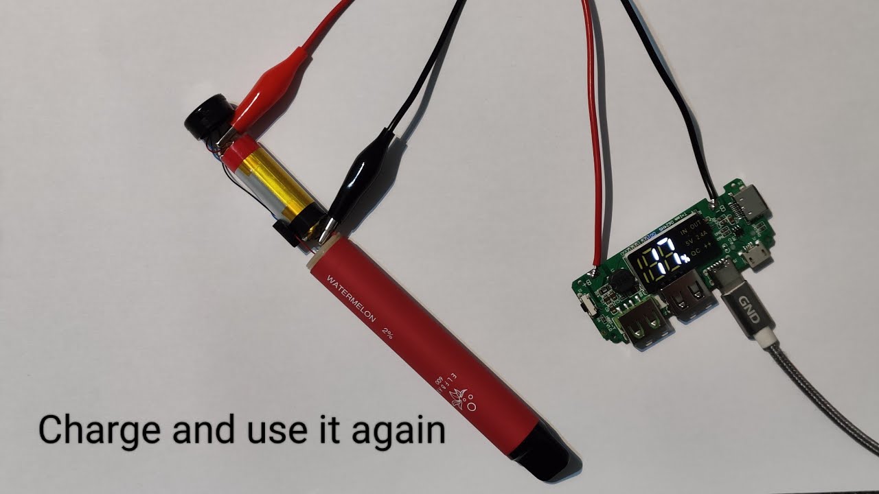 How to charge your elfbar - Simple and safe way to charge 13400 battery