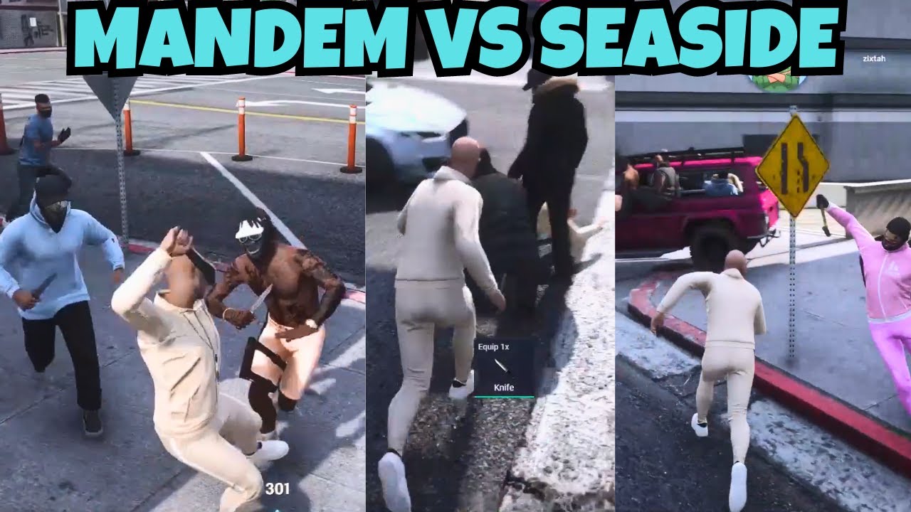 MANDEM Dress as MDM Locals & Have a Knife FIght at Hayes But Ste Does a Madness | MANDEM NOPIXEL