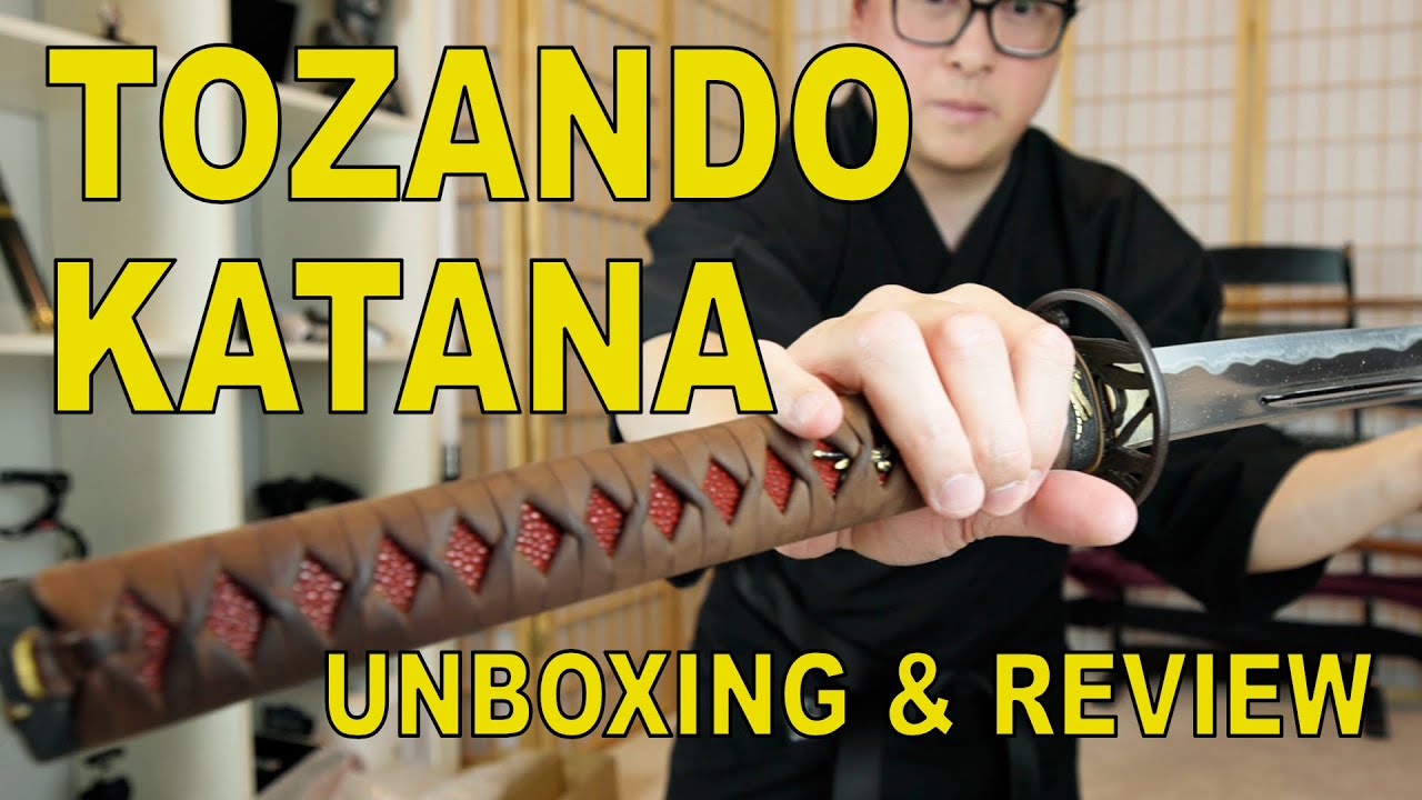Tozando Katana Sword (Iaito) Unboxing and Review