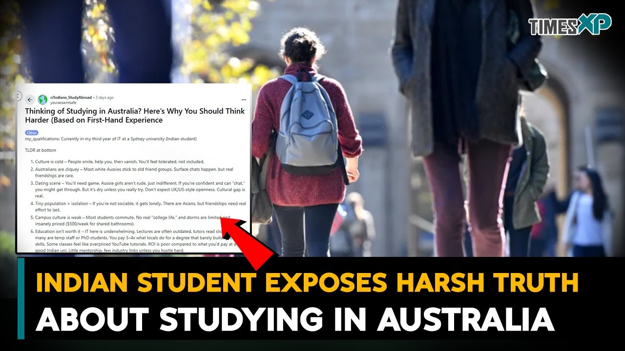 Indian Student Exposes Harsh Truth About Studying in Australia