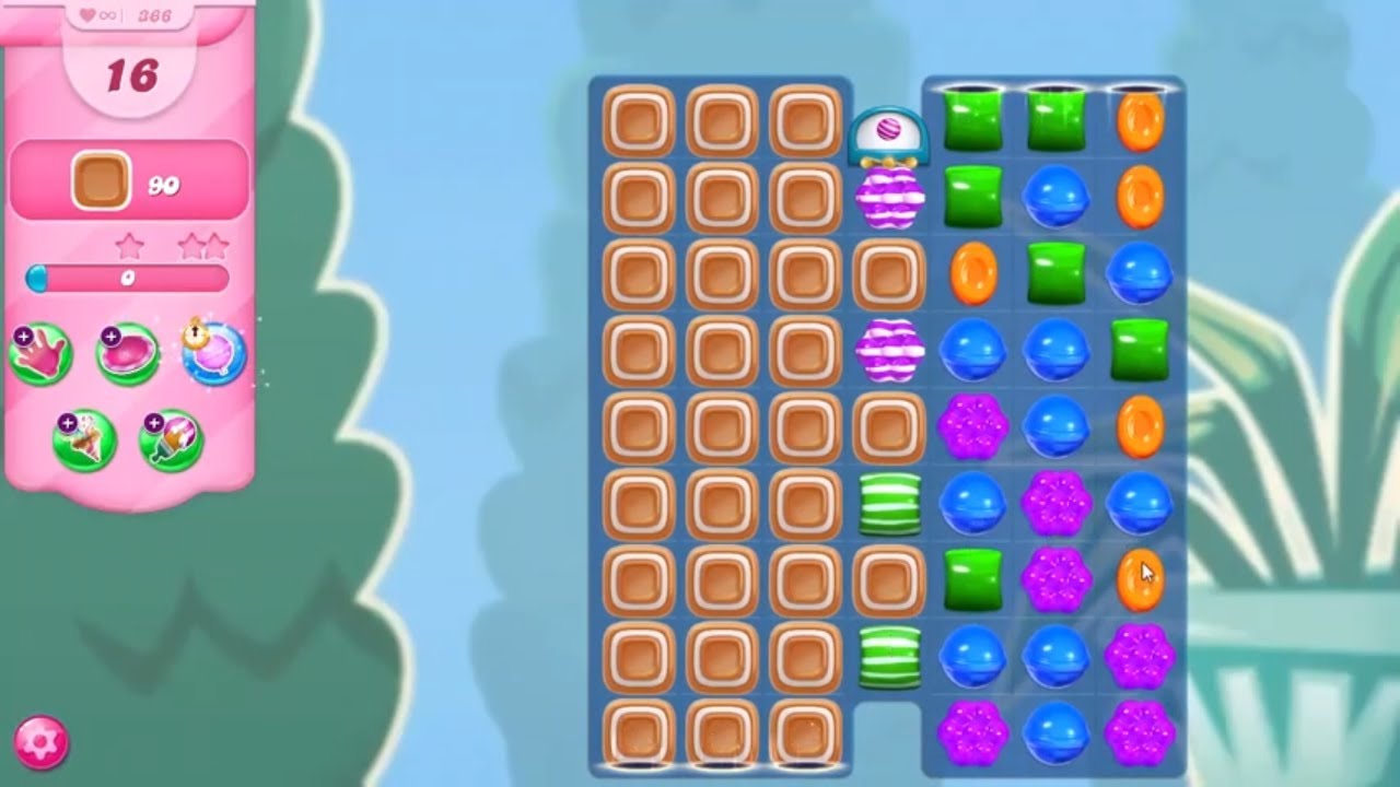 Candy Crush Saga LEVEL 366 NO BOOSTERS (new version)