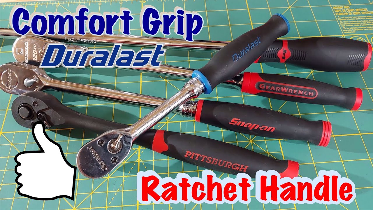 Duralast Comfort Handle Ratchet Compared to SnapOn vs GearWrench vs Pittsburgh vs Performance Tool