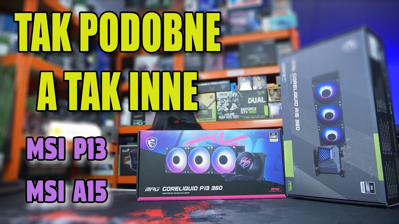MSI Coreliquid A15 i P13 - test dw&oacute;ch chłodzeń AiO 360mm