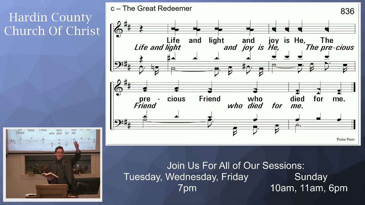 The great Redeemer congregational singing