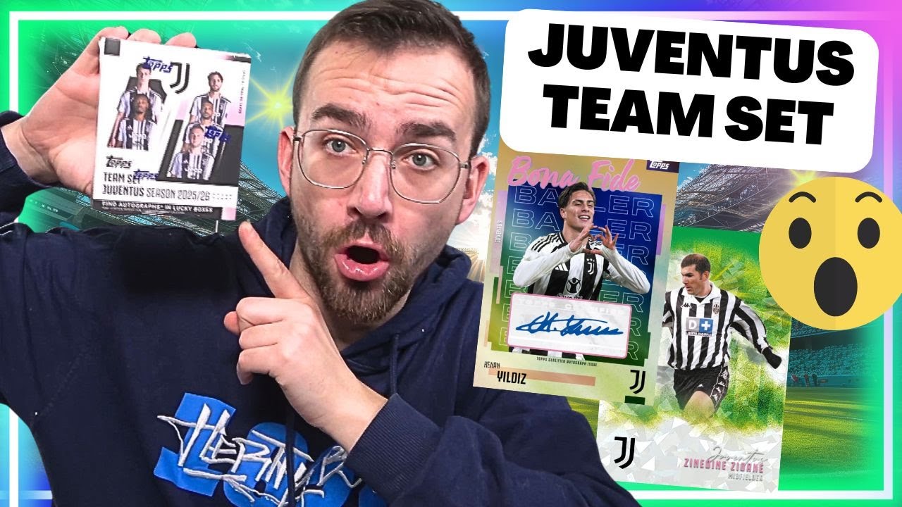 DAS GIBT ES NICHT!! JUVE BOX GÖNNT KOMPLETT!! 😱🔥 TOPPS JUVENTUS TEAM SET 2025/26
