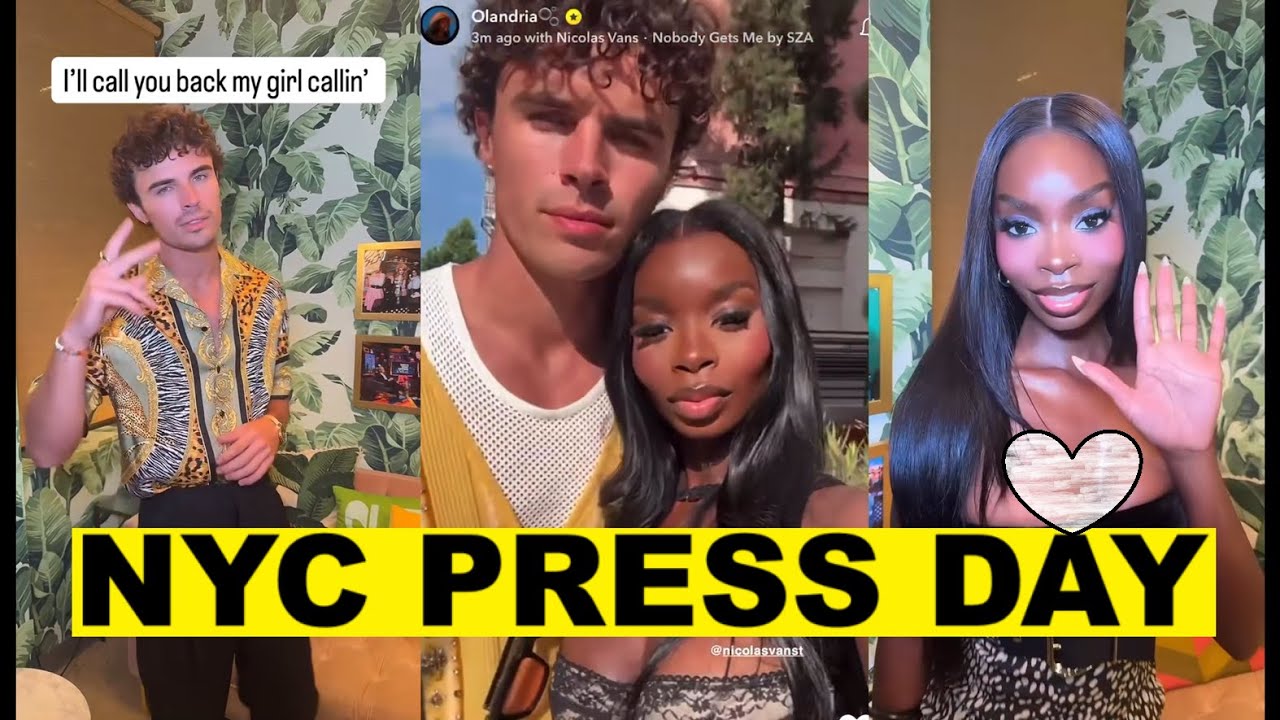 Nic and Olandria AKA Nicolandria PRESS TOUR AFTER Love Island REUNION