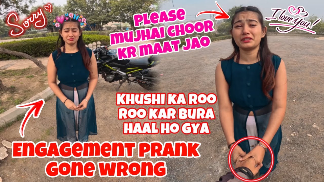 Engagement💍 prank on Khushi💔 | engagement is fixed with someone else 🤬 (She is crying a lot😭) #z900